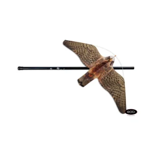 visual bird repeller hawk scarecrow